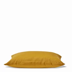 200 LINTEX Coussins|Coussins Épais-Coussin épais en lin - Uni Olive