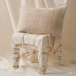 2172 KILIMS ADA Coussins-Coussin Patch Chanvre - Vintage