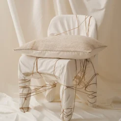 2172 KILIMS ADA Coussins-Coussin Patch Chanvre - Vintage