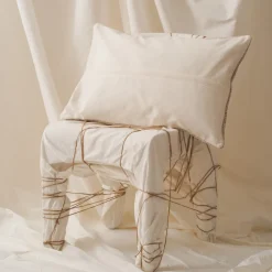 2172 KILIMS ADA Coussins-Coussin Patch Chanvre - Vintage