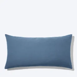 2100 GAZEX Coussins|Coussins Rectangles-Coussin rectangle en gaze de coton - Bleu zinc
