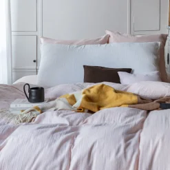 2100 GAZEX Coussins|Coussins Rectangles-Coussin rectangle en gaze de coton - Blanc de Meudon