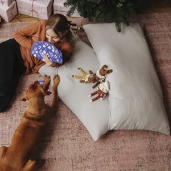 2100 GAZEX Coussins|Coussins Rectangles-Coussin rectangle en gaze de coton - Gris de Paris