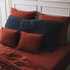 2100 GAZEX Accessoirisez Votre Intérieur|Coussins-Coussin rectangle en gaze de coton - Gris Fusain