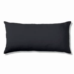 200 LINTEX Coussins|Coussins Rectangles-Coussin rectangle en lin lavé - Bleu Encre