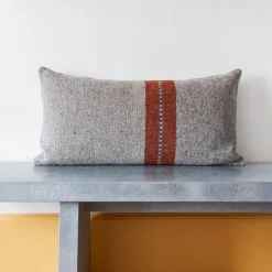 631 LIBECO Coussins-Coussin rectangulaire Montana - Gris