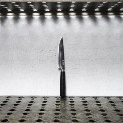 Merci Paris Coutellerie|Couteaux-Couteau avec manche en buis - Noir