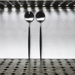 541 CUTIPOL Ustensiles-Couverts à salade Goa en acier inoxydable et résine