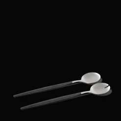 541 CUTIPOL Ustensiles-Couverts à salade Goa en acier inoxydable et résine