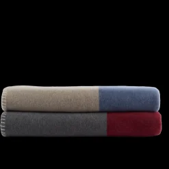 2138 TESSILECHITI Plaids & Couvertures|Accessoirisez Votre Intérieur-Couverture Merci - Gris