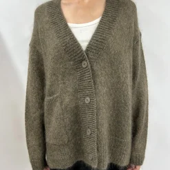 Femme CT Plage Mailles-C.T.plage - Cardigan - Kaki