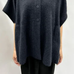 Femme CT Plage Mailles-C.T.plage - Poncho - Marine