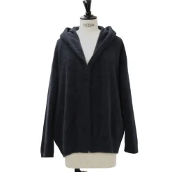 Femme CT Plage Mailles-C.T.plage - Pull Capuche - Marine