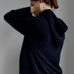 Femme CT Plage Mailles-C.T.plage - Pull Capuche - Marine