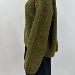 Femme CT Plage Mailles-C.T.plage - Pull Cocoon - Kaki