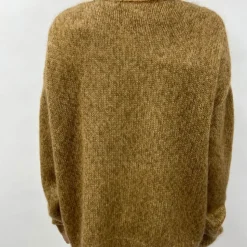 Femme CT Plage Mailles-C.T.plage - Pull Col Bateau - Camel