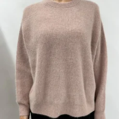 Femme CT Plage Mailles-C.T.plage - Pull Col Rond - Rose