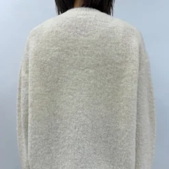 Femme CT Plage Mailles-C.T.plage- Pull Cocoon - Blanc