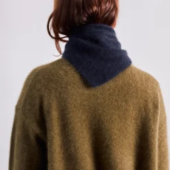 Femme CT PLAGE Foulards & Echarpes-C.T.plage x Merci - Bandana Trèfle - Bleu