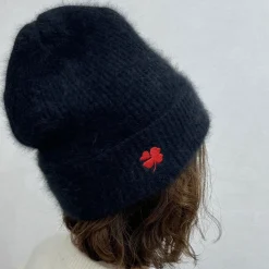 Femme CT PLAGE Bonnets-C.T.plage x Merci - Bonnet Trèfle - Bleu