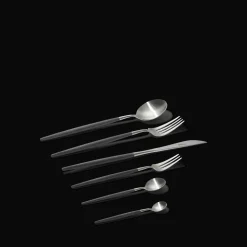 541 CUTIPOL Cuillères À Soupe|Cuillères-Cuillère à soupe Goa en acier inoxydable et résine