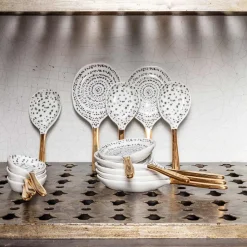 1927 DINNERWARE u0026 CO Cuillère À Café|Cuillères-Cuillère de présentation en porcelaine