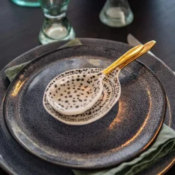 1927 DINNERWARE u0026 CO Cuillère À Café|Cuillères-Cuillère de présentation en porcelaine