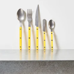 972 SABRE Cuillères|Cuillères À Soupe-Cuillère de table Bistrot - Jaune