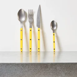 972 SABRE Cuillères|Cuillères À Soupe-Cuillère de table Bistrot - Jaune
