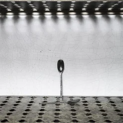 259 SERAX Couverts|Cuillère À Café-Cuillère en métal martelé - Anthracite - La Nouvelle Table