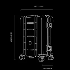 Homme Db Journey Filets, Paniers & Valises|Valises-x Merci - Valise Carry-On Pro - Noir