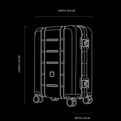 Homme Db Journey Filets, Paniers & Valises|Valises-x Merci - Valise Carry-On Pro - Argent