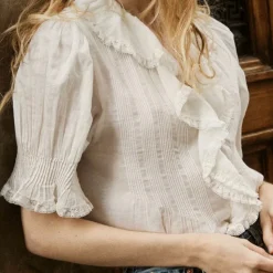 Femme Dôen Chemises-- Blouse Henri - Salt