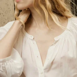 Femme Dôen Chemises-- Blouse Jiana - Salt