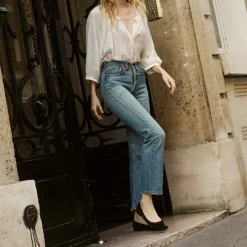 Femme Dôen Chemises-- Blouse Jiana - Salt