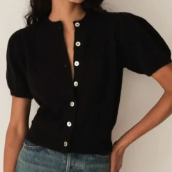 Femme DOEN Mailles-Dôen - Cardigan Anisa - Noir