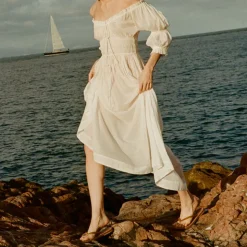 Femme Dôen Robes-- Robe Ischia - Salt