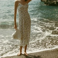 Femme Dôen Robes-- Robe Sandia - Blanc