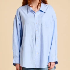 Femme Denimist Chemises-- Chemise à boutons - Oxford bleu clair