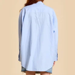 Femme Denimist Chemises-- Chemise à boutons - Oxford bleu clair