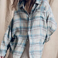 Femme Denimist Chemises-- Chemise boutonnée - Bleu