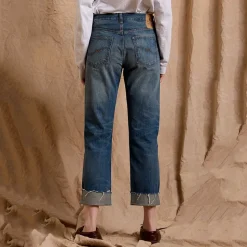 Femme Denimist Jeans-- Lindsay Cuffed Jean - Bleu