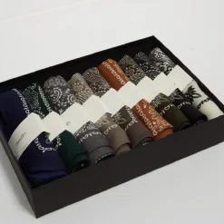 Femme Destin Foulards & Echarpes-- Boîte 9 Foulards-plusieurs-couleurs