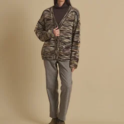 Femme DIEGA Mailles-- Gilet Giko - Chocolat