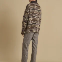 Femme DIEGA Mailles-- Gilet Giko - Chocolat