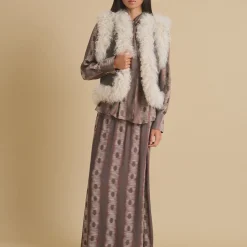 Femme DIEGA Mailles-- Gilet Givro - Ecru