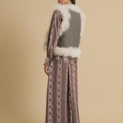 Femme DIEGA Mailles-- Gilet Givro - Ecru