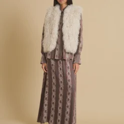 Femme DIEGA Mailles-- Gilet Givro - Ecru