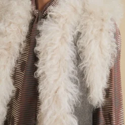 Femme DIEGA Mailles-- Gilet Givro - Ecru