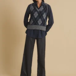 Femme DIEGA Mailles-- Maille Pumeo - Marine